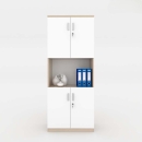 Tủ Tài Liệu Gỗ 4 Cánh Màu Trắng - THS22