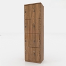 Tủ Locker Gỗ MDF Dáng Dọc 8 Cánh - TLK17