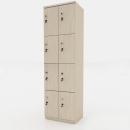 Tủ Locker Gỗ MDF Dáng Dọc 8 Cánh - TLK17