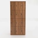 Tủ Locker 12 Cánh Màu Vân Gỗ Tự Nhiên - TLK22