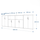 Tủ Tài Liệu Gỗ Dáng Trung Đơn Giản - THS101