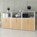 Tủ Tài Liệu Gỗ Dạng Trung Hiện Đại - THS29