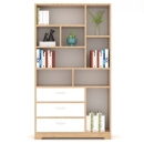 Tủ Tài Liệu Gỗ Kệ Để Sách 3 Ngăn - THS157
