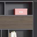 Tủ Tài Liệu Gỗ Tích Hợp Tiện Lợi Phòng Giám Đốc - THS176
