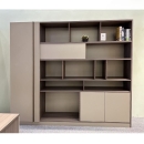 Tủ Tài Liệu Gỗ Thiết Kế Có Kệ Hiện Đại - THS187