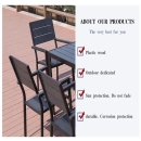 Ghế Sân Vườn Composite Ngoài Trời Chữ Nhật - SV18