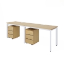 Cụm Bàn Làm Việc Gỗ  MDF Làm Việc 2 Người - BC10