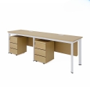 Bàn Cụm Làm Việc 2 Người Yếm Lửng - BC8