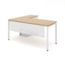 Bàn Văn Phòng Góc L Chân Độc Lập Yếm Lửng - BLV17