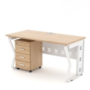 Bàn Làm Việc 1m4 Chân Uốn Độc Đáo - BLV122