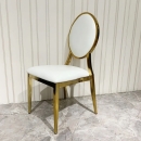 Ghế Ăn Cho Tiệc Cưới LOUISS Chân Mạ Vàng - GA6