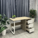 Bàn Làm Việc Hộc IKEA Chân Sắt - BLV48
