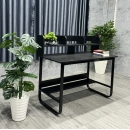 Bàn Làm Việc Chân Sắt Có Kệ Sách - BLV6