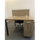 Cụm Bàn Làm Việc Gỗ MDF 2 Người - BC2