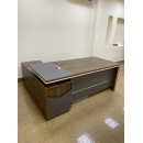 Bàn Giám Đốc Gỗ MDF Góc L 1m6x120 - BGĐ54