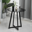 Bàn Cafe Tiếp Khách Mặt Gỗ Chân Sắt - BCF18