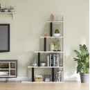 Tủ Tài Liệu Gỗ Kệ Góc Tường Hình Bậc Thang - THS228
