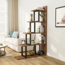 Tủ Tài Liệu Gỗ Kệ Góc Tường Hình Bậc Thang - THS228