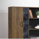 Tủ Tài Liệu Gỗ Tích Hợp Kệ Trang Trí - THS247