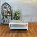 Bàn Trà Sofa Chữ Nhật Mặt Đá 2 Tầng - BT24