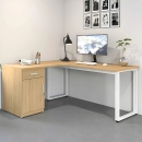 Bàn IKEA Góc L Có Hộc Chân Sắt - IK6