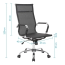 Ghế Xoay Văn Phòng Lưới Lưng Cao - GX17