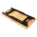 Bàn Làm Việc Chân Gấp Trắng - BLV13
