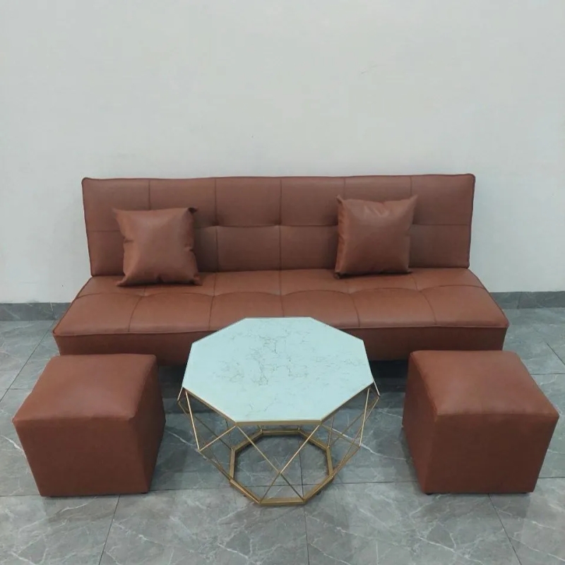 Ghế Sofa Bed Điều Chỉnh 3 Chế Độ Chân Sắt  - SF44