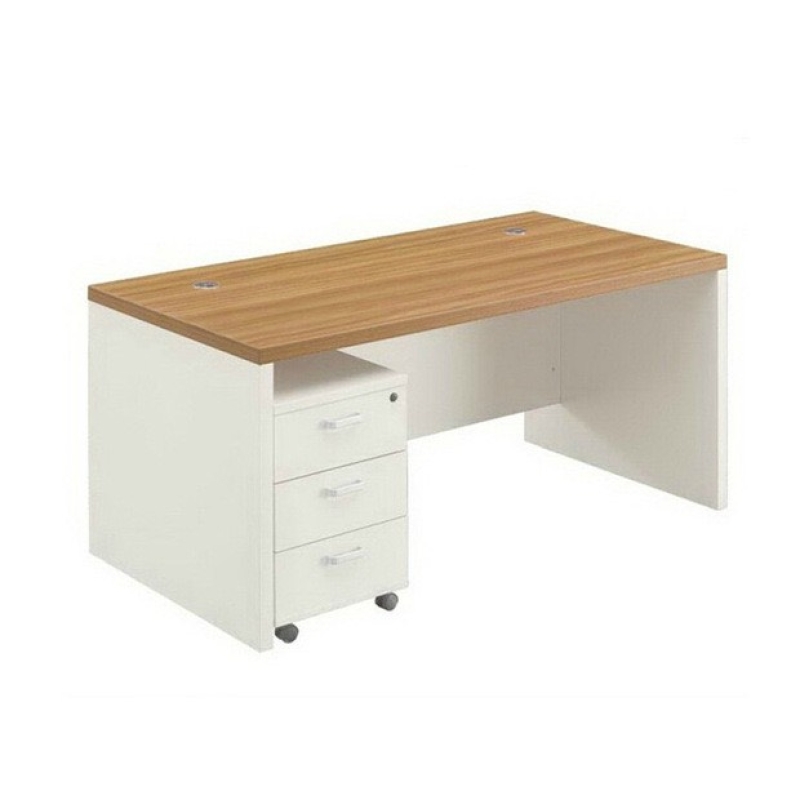 Bàn Làm Việc Gỗ Có Hộc Tủ Di Động - BG8