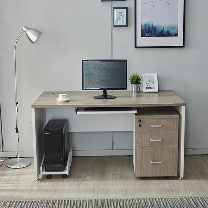 Bàn Làm Việc Gỗ Có Kệ PU Đa Năng  - BG9