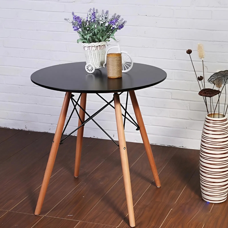 Bàn Cafe Tiếp Khách Dáng Tròn 4 Chân - BCF5