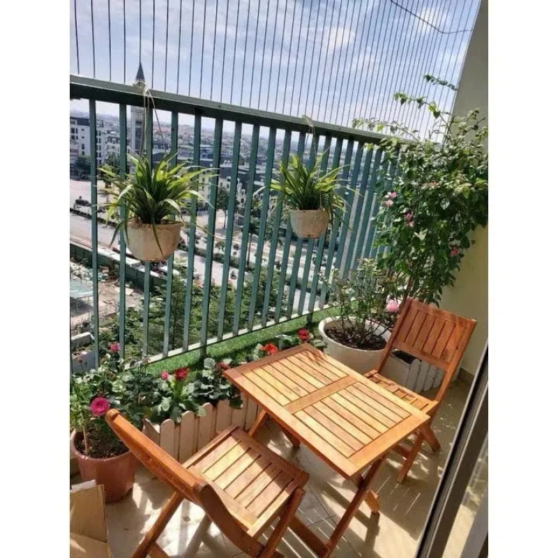 Bàn Ghế Cafe Xếp Gọn Tiện Lợi Cho Sân Vườn - SV69