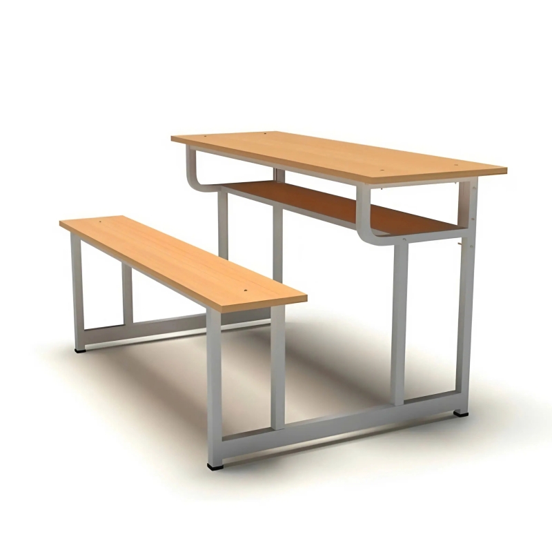 Bàn Ghế Học Sinh Khung Sắt Sơn Tĩnh Điện Giá Rẻ  - BGHS27