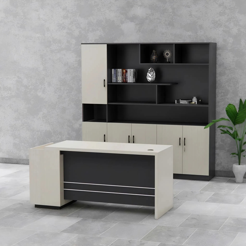 Bàn Giám Đốc Gỗ Phong Cách Tối Giản Hiện Đại - BGD129