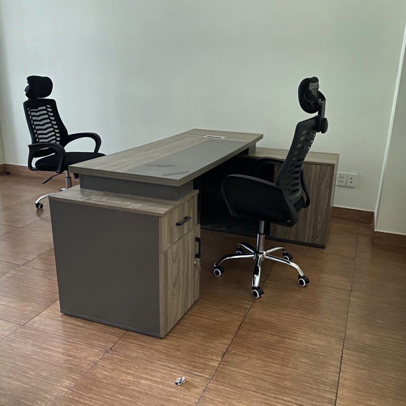 Bàn Giám Đốc Góc L 2 Hộc - BGĐ56