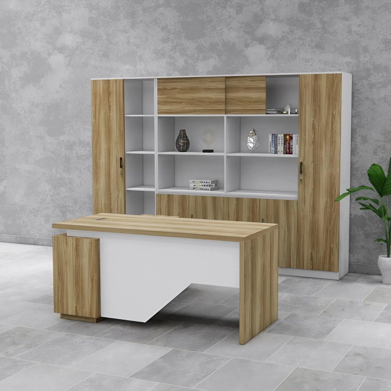 Bàn Giám Đốc Kiểu Dáng Đặc Biệt Vát Chéo - BGĐ118