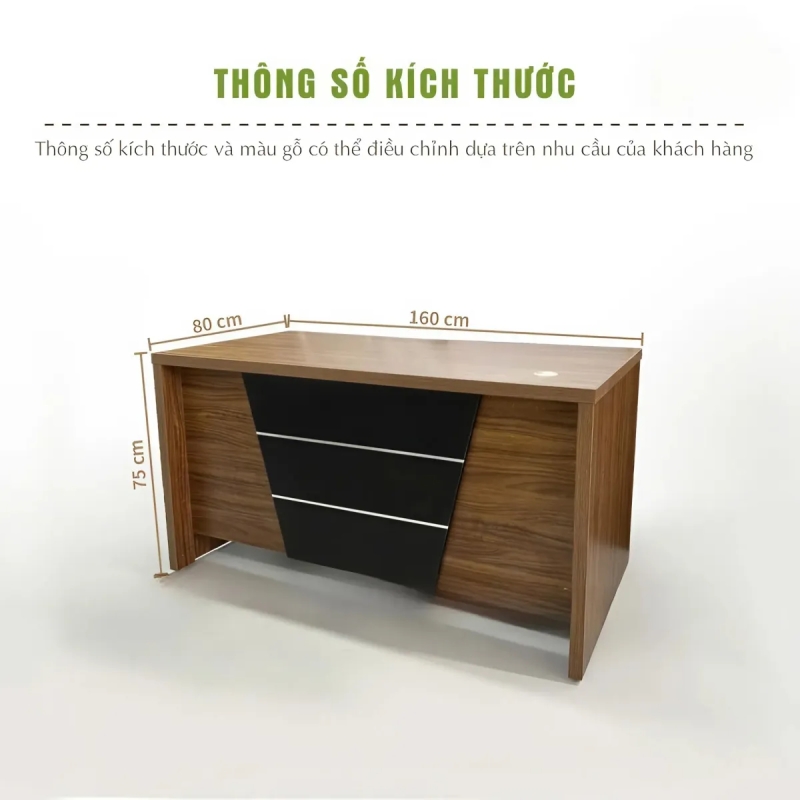 Bàn Giám Đốc Thiết Kế Yếm Phối Phá Cách - BGD138