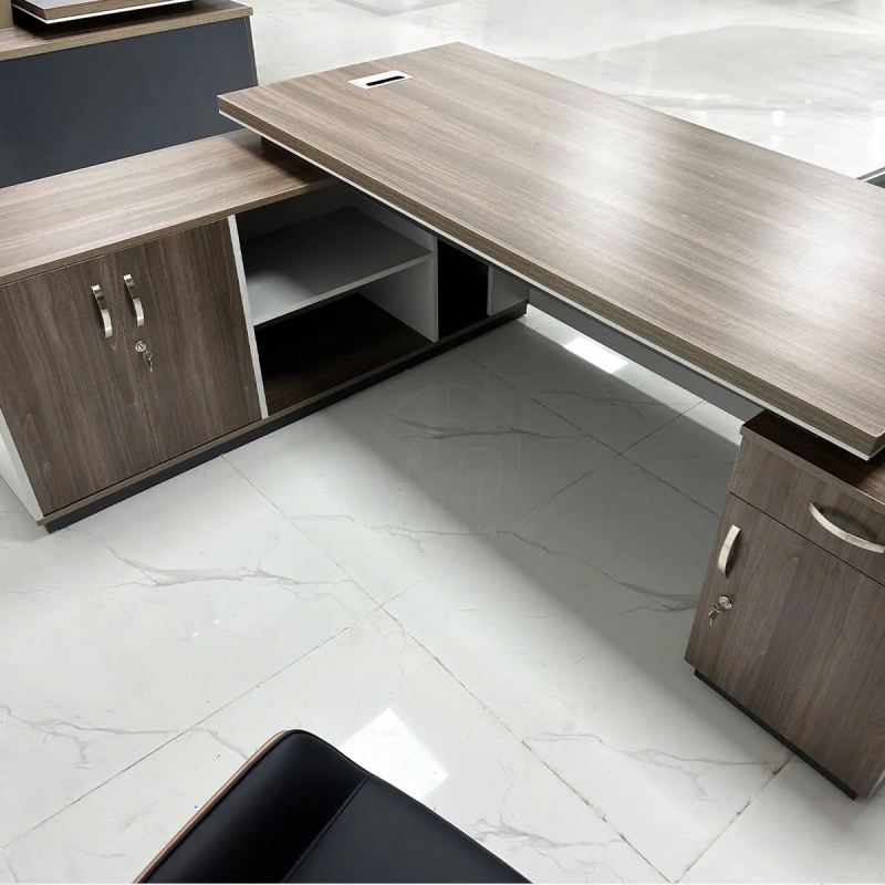 Bàn Giám Đốc Chữ L Yếm Nổi Trang Nhã - BGD144