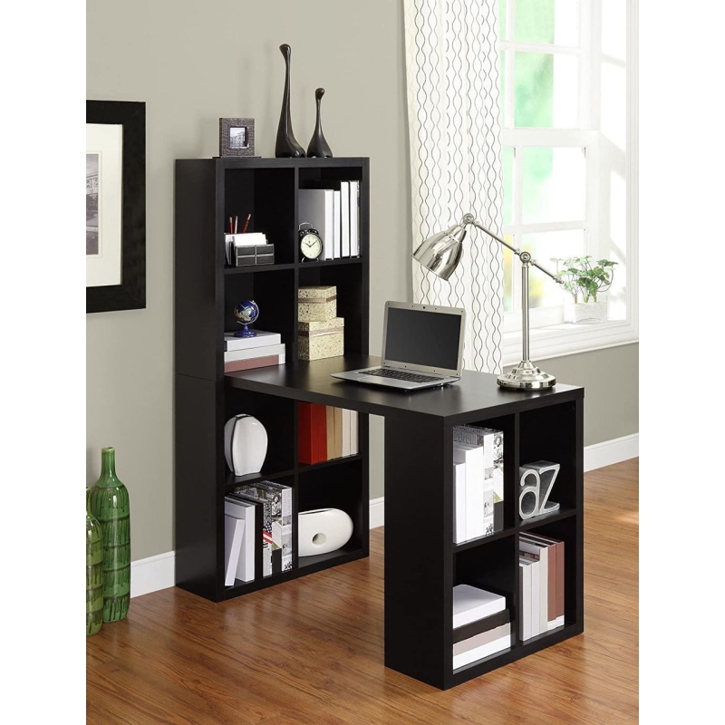 Bàn Làm Việc Liền Kệ Gỗ 12 Ngăn - BG53