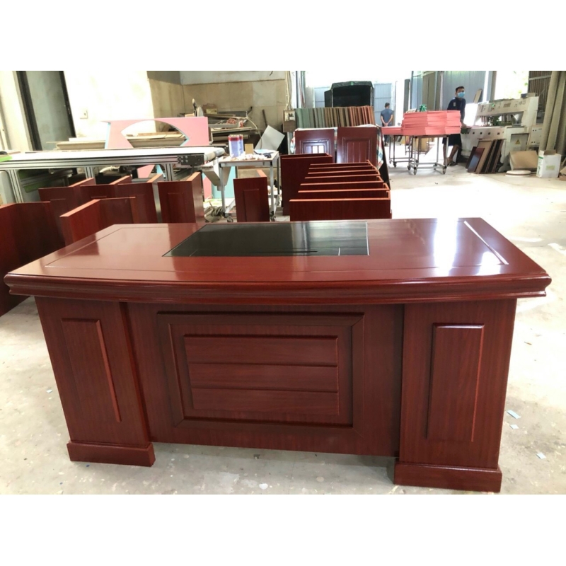 Bàn Giám Đốc Màu PU Sang Trọng 1m6 - BGĐ74