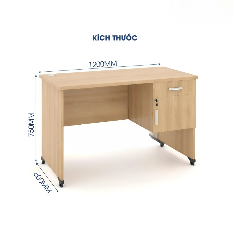 Bàn Làm Việc Gỗ Có Hộc - BG11