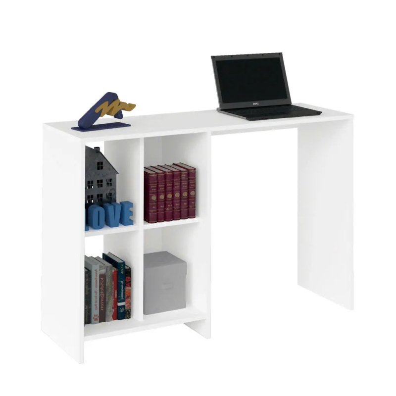 Bàn Làm Việc Gỗ Tối Giản Có Kệ Lưu Trữ - BG67