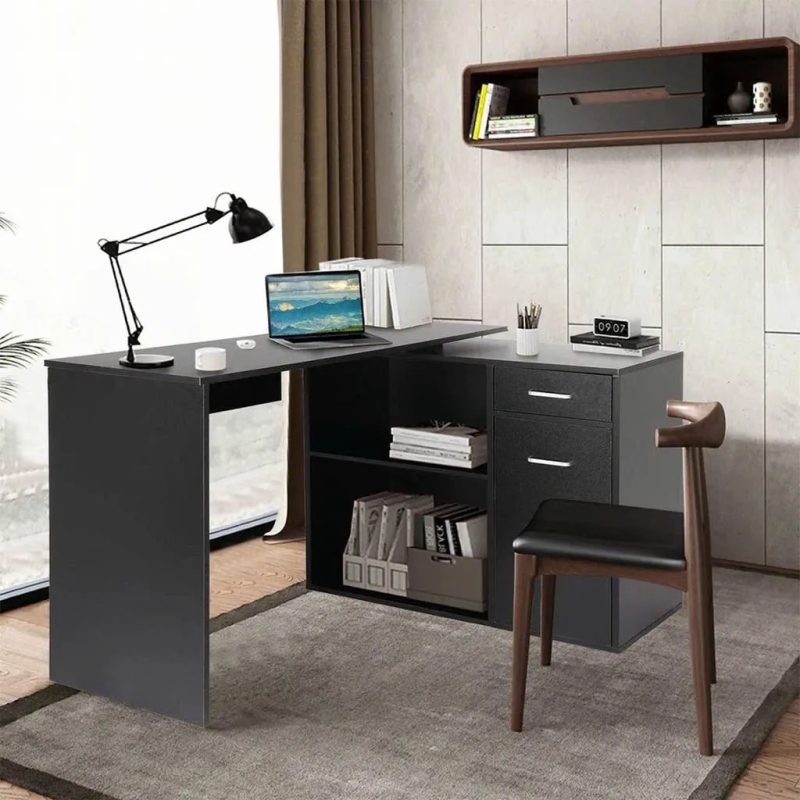 Bàn Làm Việc Gỗ Có Hộc Kéo Và Ngăn Đựng Tài Liệu - BG77