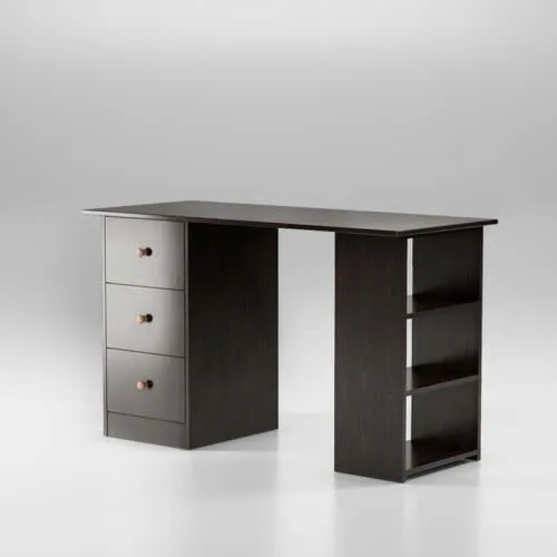 Bàn Làm Việc Gỗ Có Ngăn Kéo Và Kệ - BG70