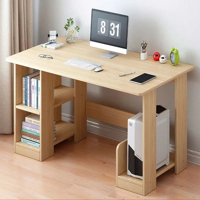 Bàn Làm Việc Gỗ Đẹp Có Kệ Đa Năng - BG78