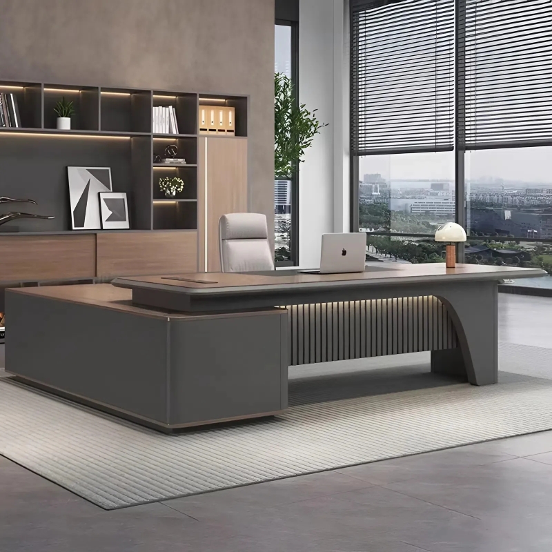 Bàn Lãnh Đạo Cao Cấp Chân Cong Cách Điệu - BGD159