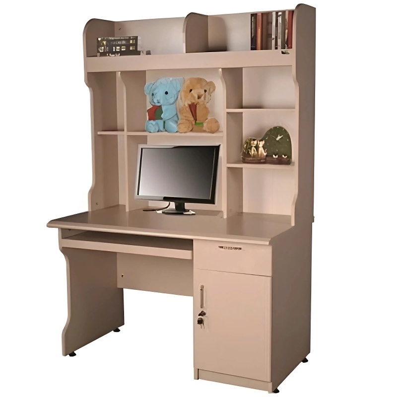 Bàn Học Sinh Gắn Liền Giá Sách Huỳnh Gia - BGHS36 