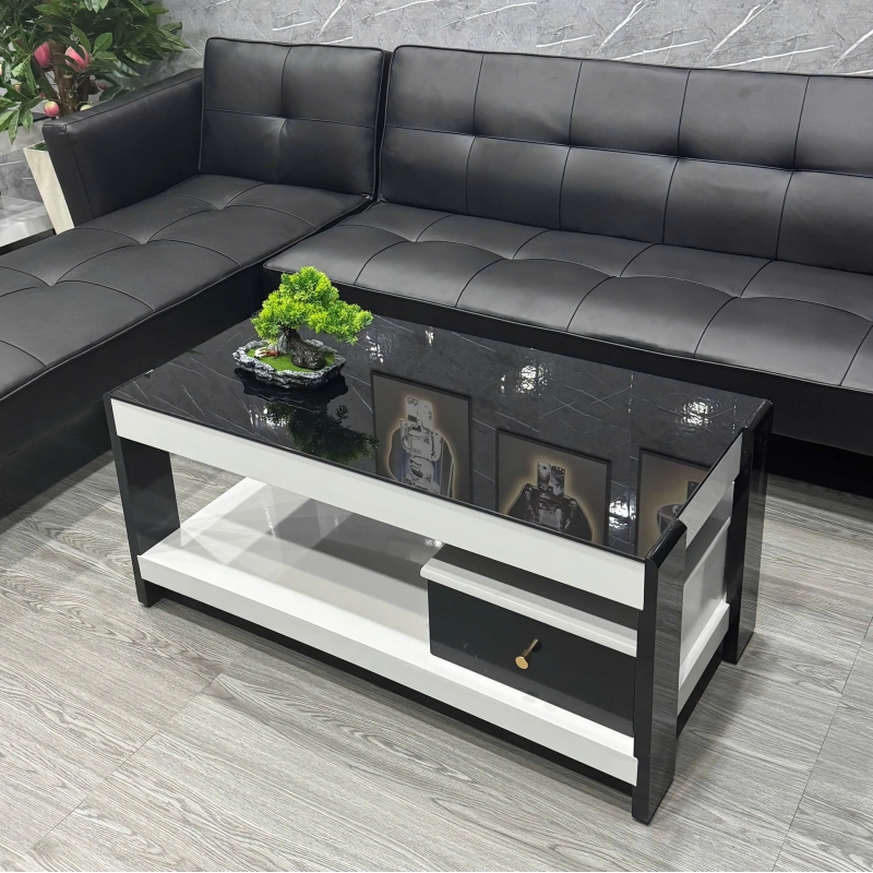 Bàn Trà Sofa Mặt Đá Có Hộc Kéo Hiện Đại - BT28