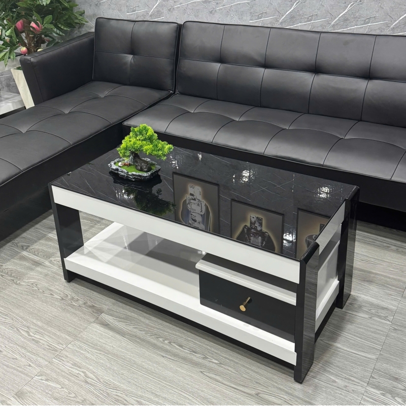 Bàn Trà Sofa Mặt Đá Có Hộc Kéo Hiện Đại - BT28