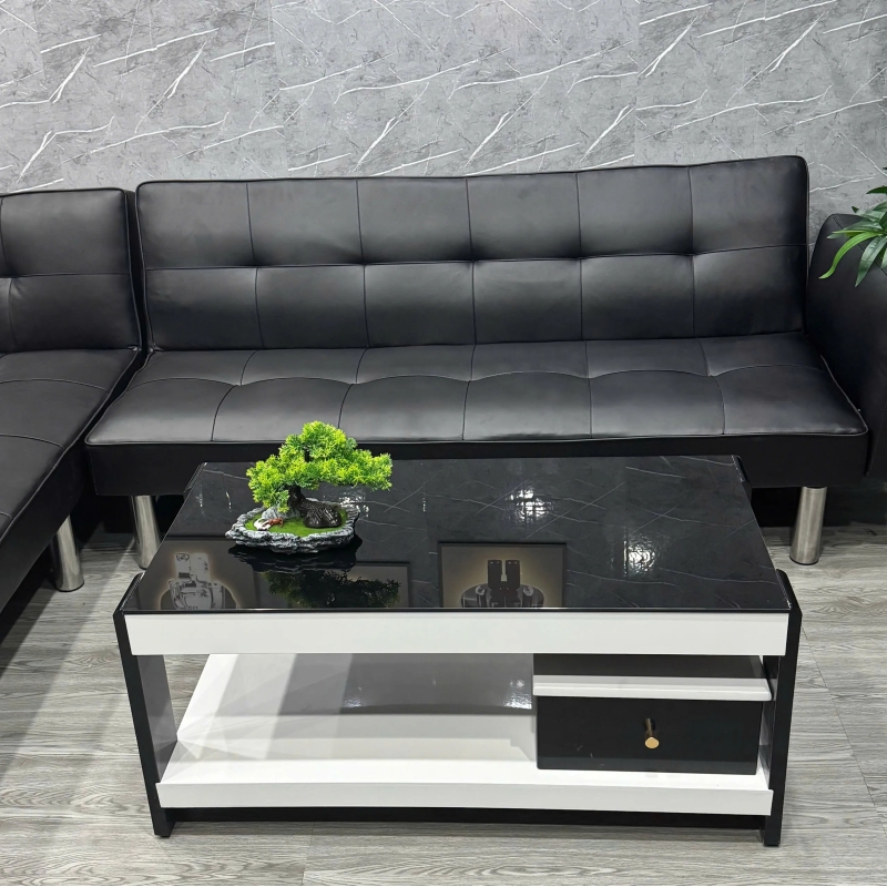 Bàn Trà Sofa Mặt Đá Có Hộc Kéo Hiện Đại - BT28
